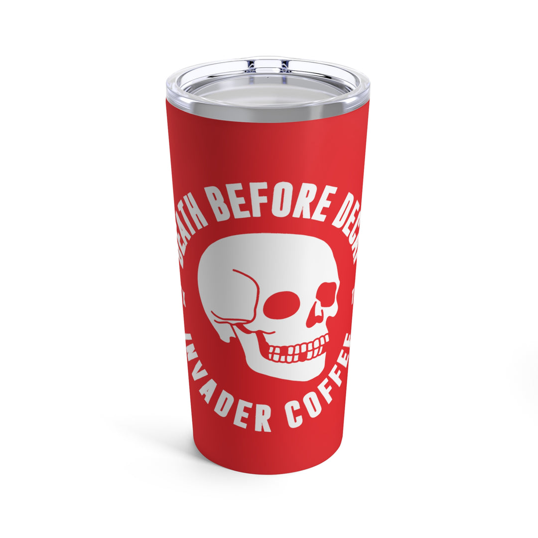 Red Invader Tumbler 20oz - SHIPS SEPERATELY