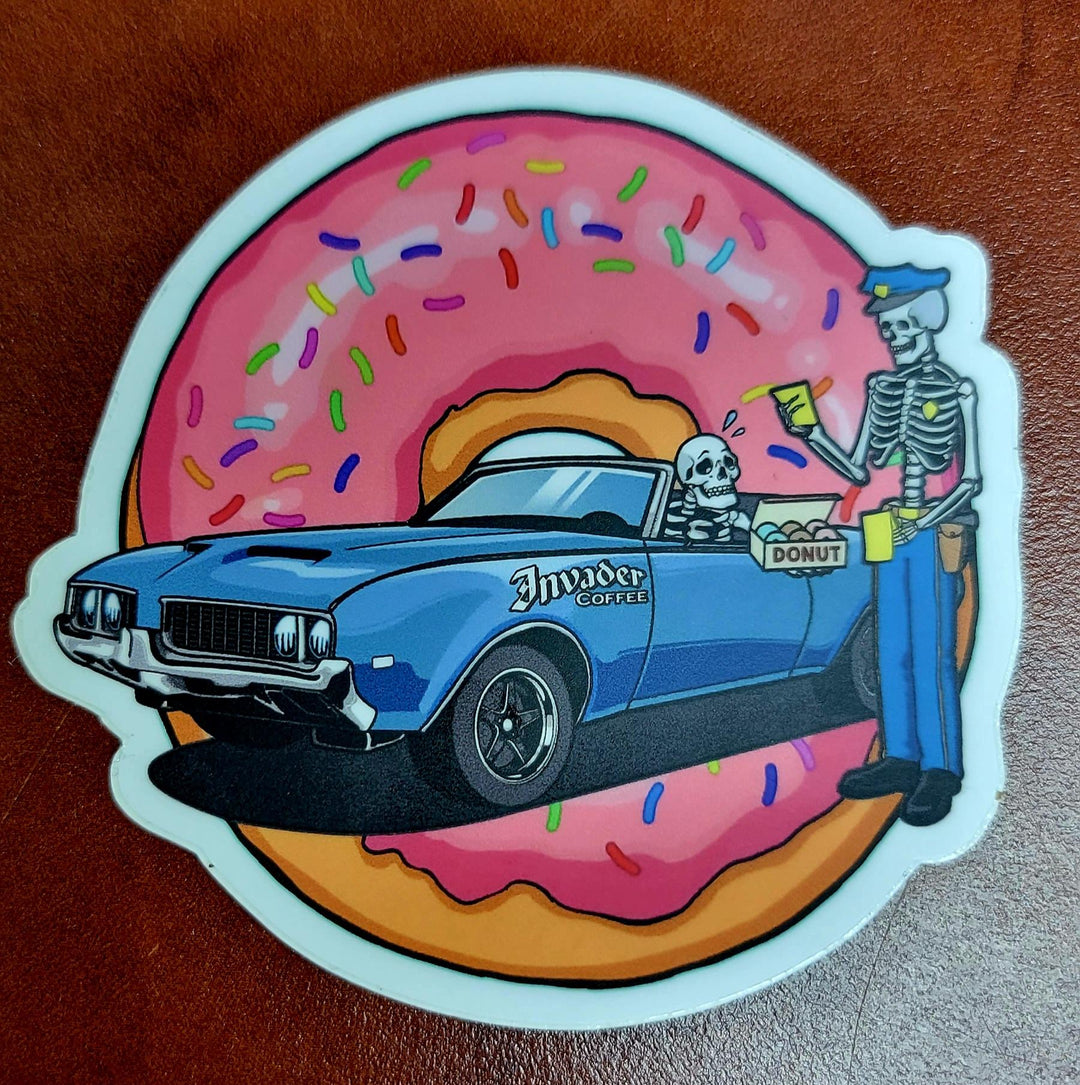 Donut Dealer Decal 3X3