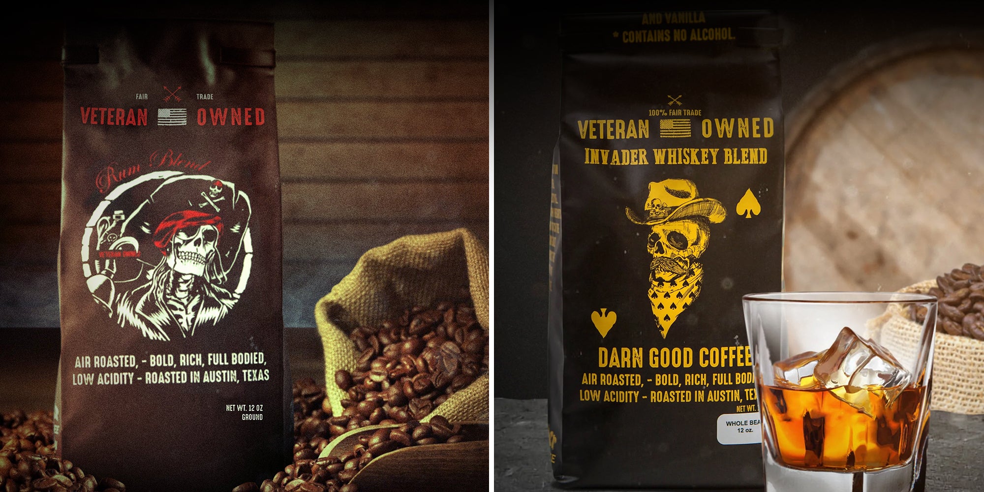 Alcohol-flavored blends without the alcohol