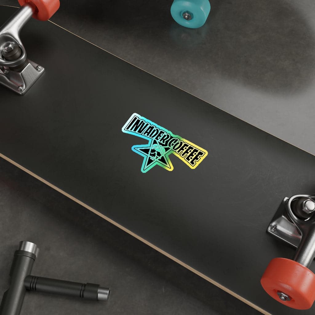 Thrasher Invader Holographic Decal