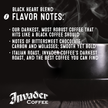 Load image into Gallery viewer, Invader Coffee Black Heart Blend