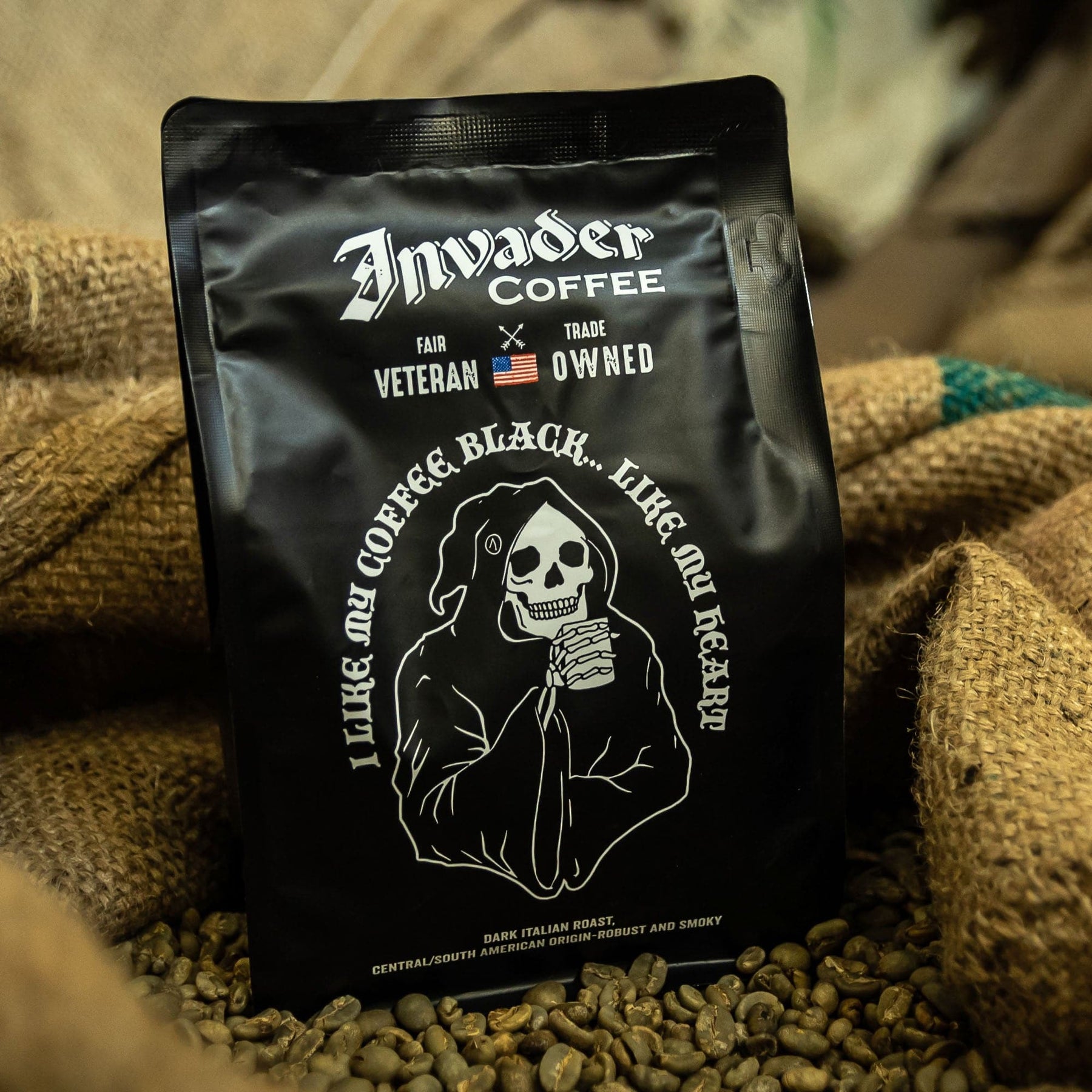 Black Heart Blend — Veteran Owned Small Batch Dark Roast Coffee | I