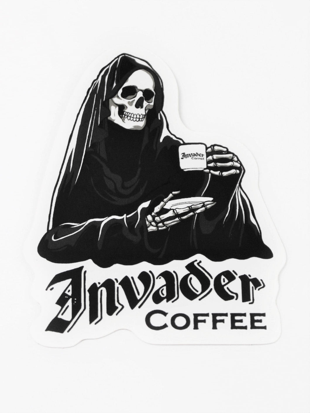 Thanatos Reaper Diecut Sticker Size 4